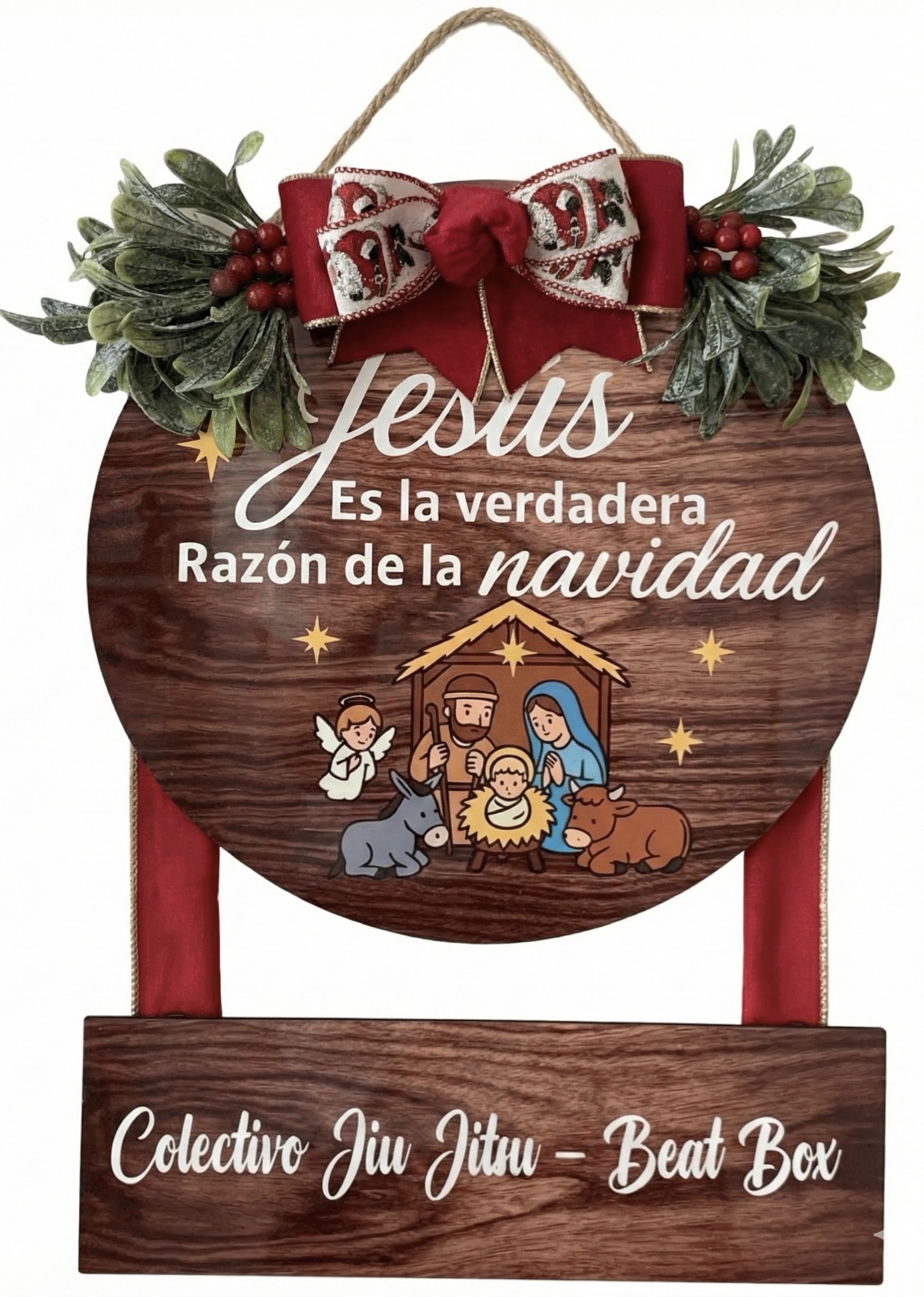Jesús es la verdadera (moña roja)