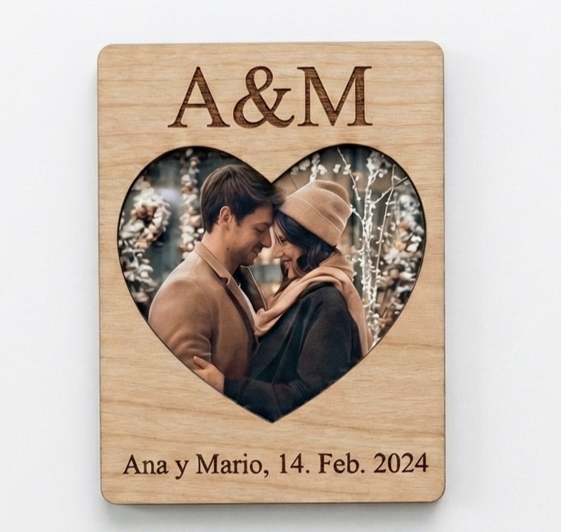 Imán de madera para nevera