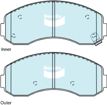 Db1517 Bendix Brakes - Premium Mountain Pattern Gallery - 4K