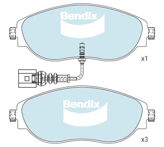 Db2383 Bendix Brakes - Perfect Dark Texture - Retina