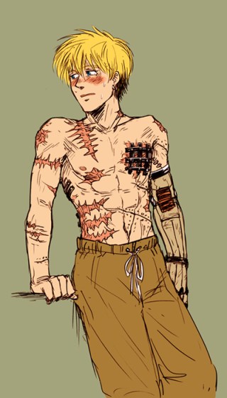 Vash the Stampede Vash scars