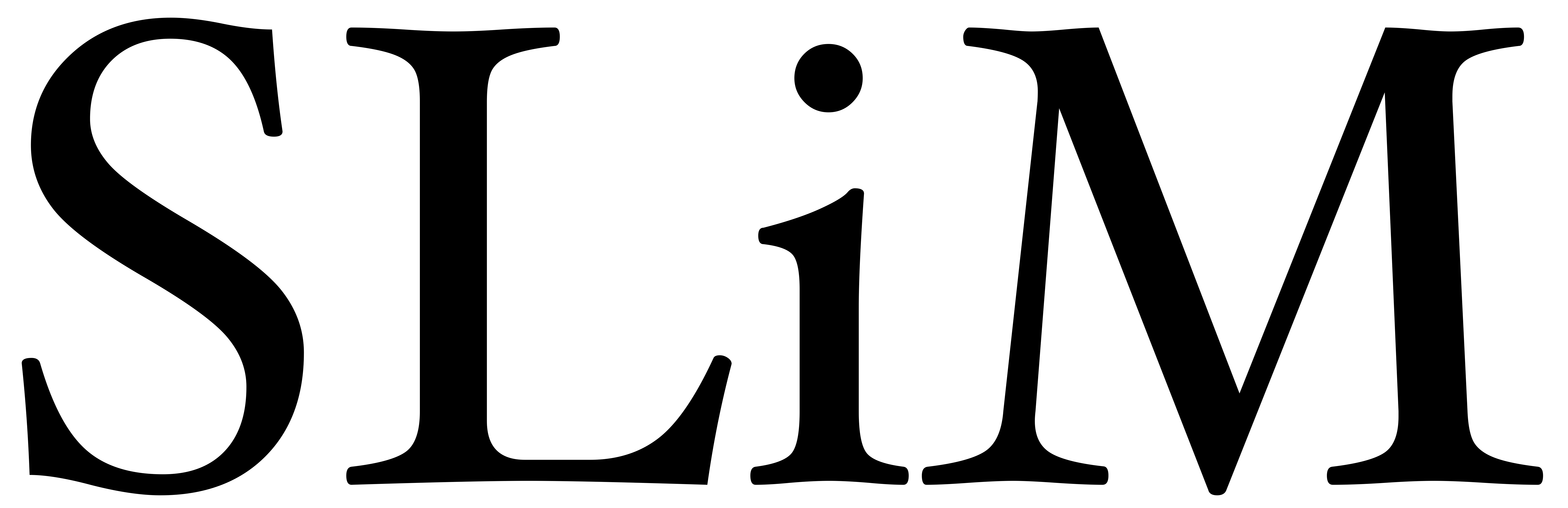 SLiM in Hoefler Text