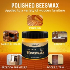 Cire D'Abeille Pour Meubles Pour Assaisonnement Du Bois Nettoyant Et Polissage Pour Meubles En Bois