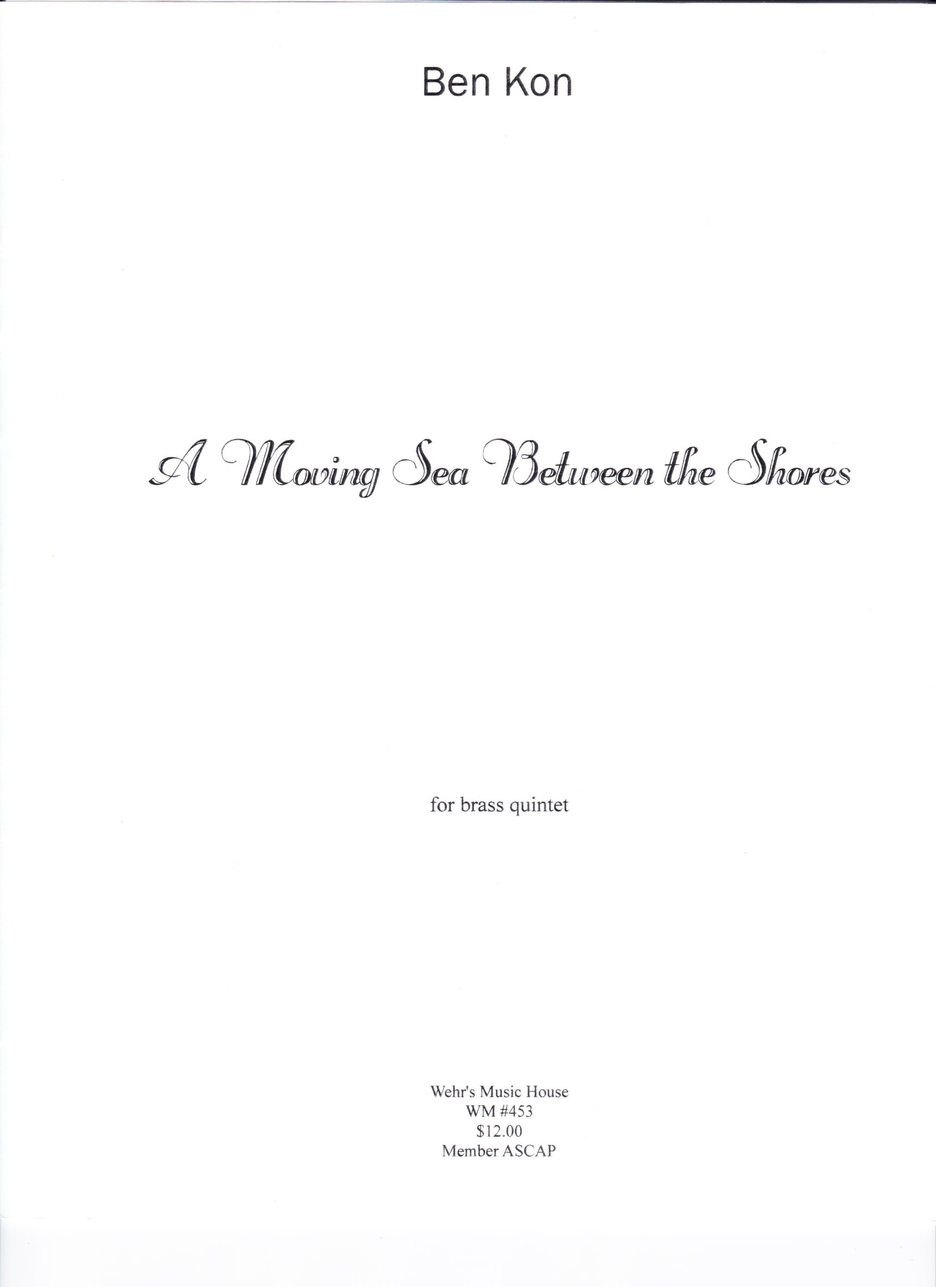 A moving sea between the shores