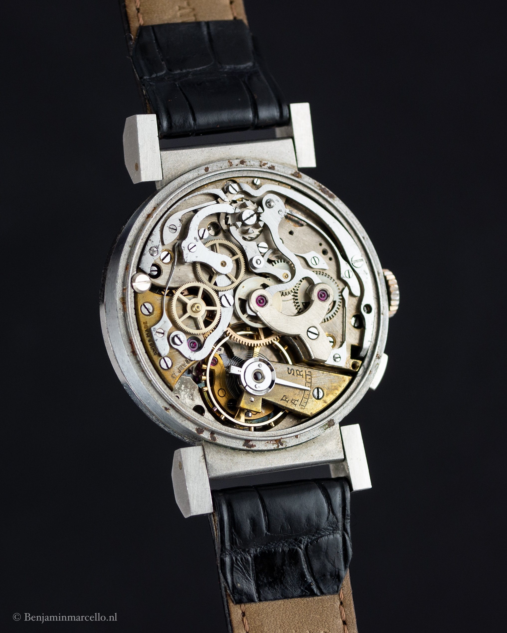 Invicta Mono-pusher Chronograph Valjoux 22 circa 1940's (New Old