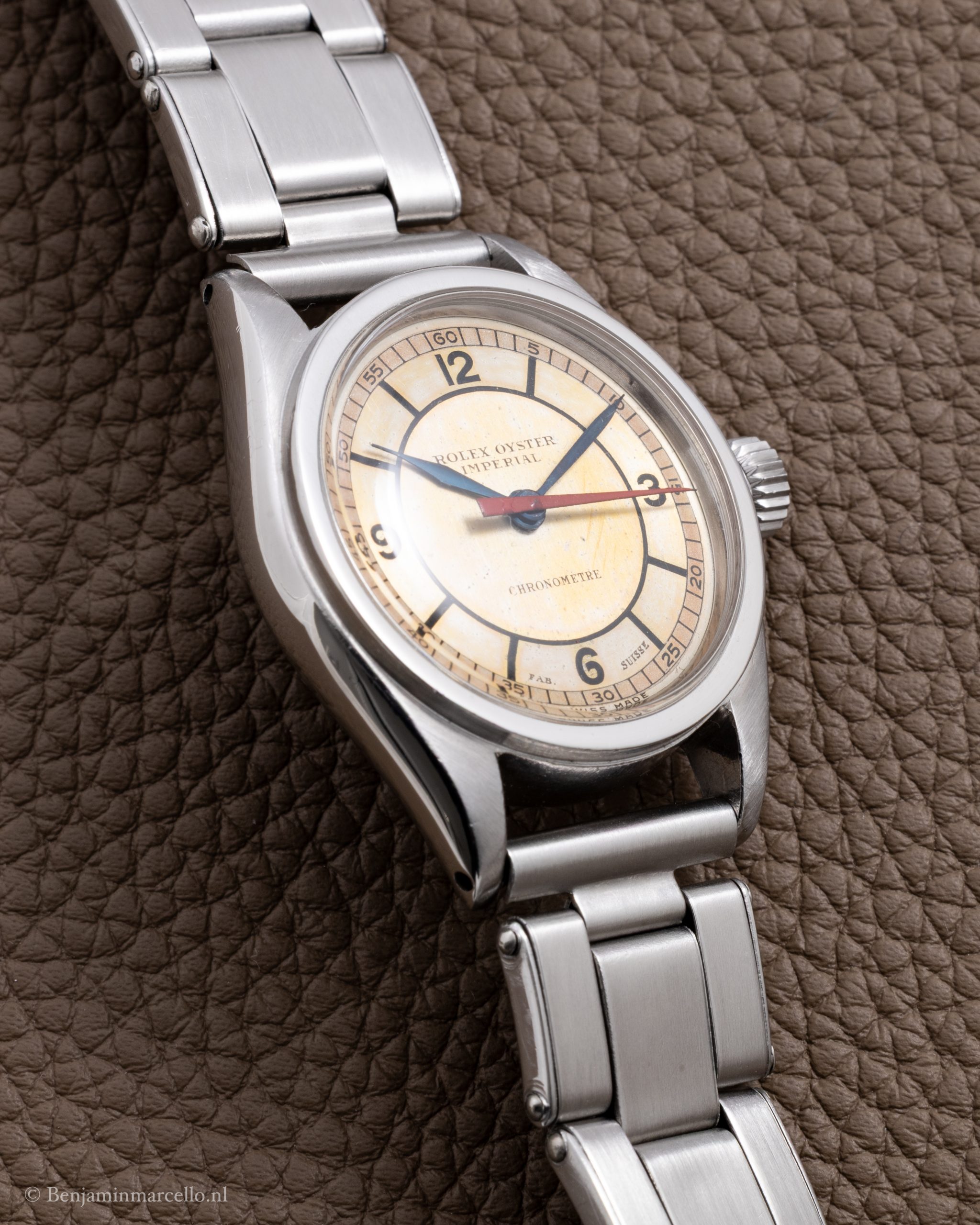IMP．IMPERIAL Rolex Oyster Imperial 2595 'Sector Dial' for French Market circa