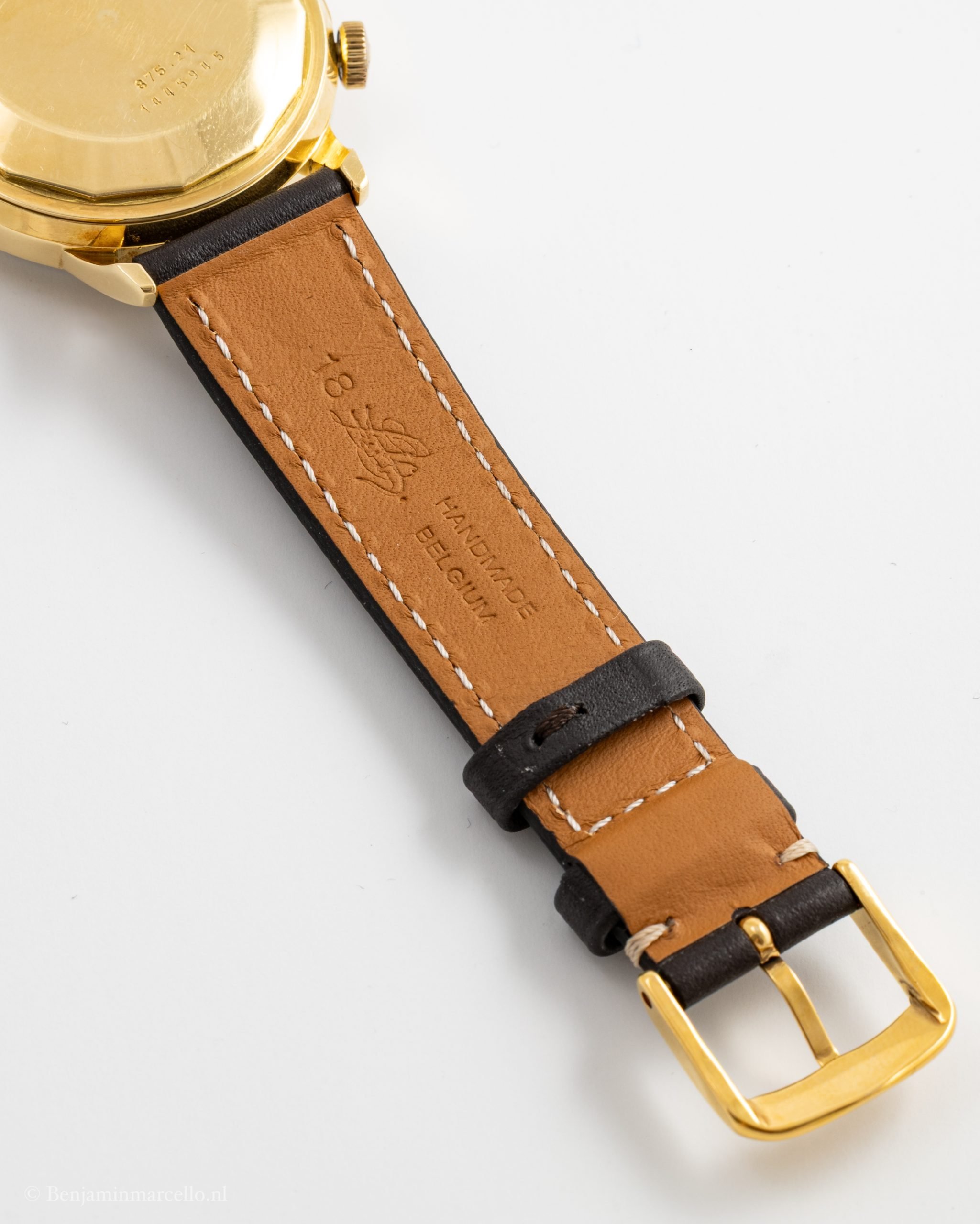 Jaeger-LeCoultre Memovox 875 18k Yellow Gold Automatic circa 1971