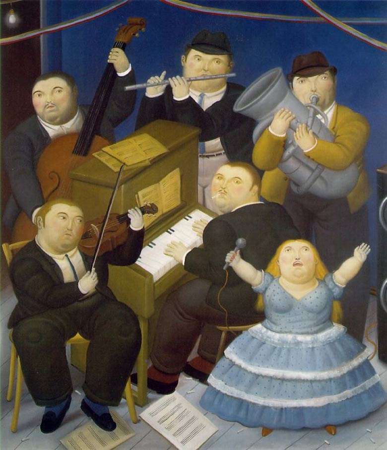 Los músicos - Fernando Botero