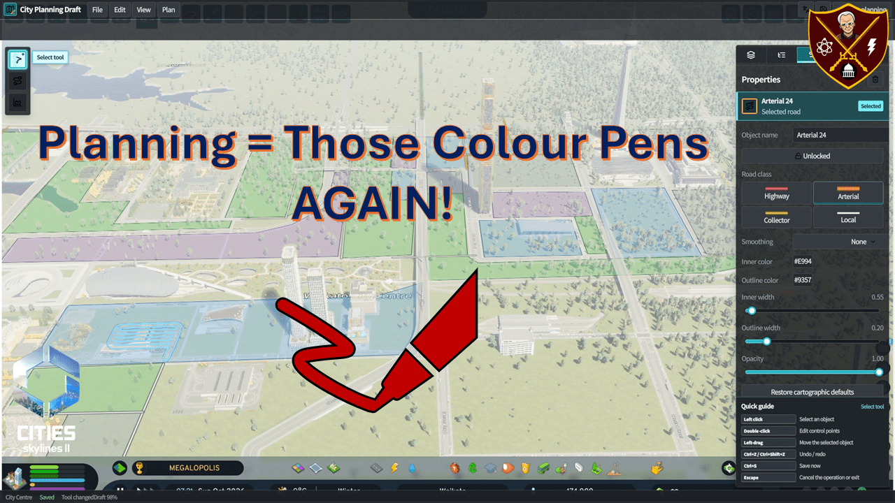 Those Colour Pens Again: Ben Goes Spatial Planning – the City Centre | Waikato Part 6.0 | #citiesskylines2