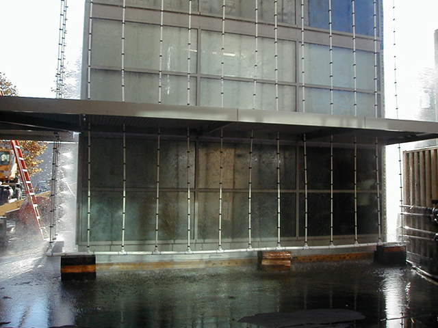 As the old saying goes, good fences make good neighbors. take a look at these ingeniou. Benson Performance Mockup 2 Benson Curtain Wall And Benson Glass