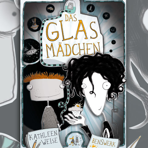 Titelillu zu "das Glasmädchen"