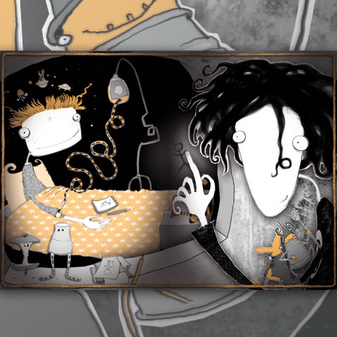 Illu zu "das Glasmädchen"