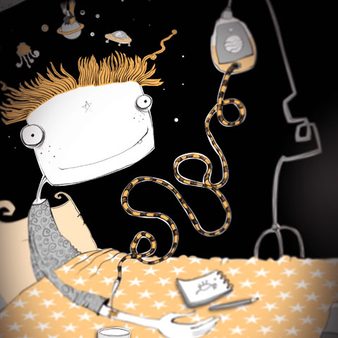 Illu zu "das Glasmädchen"