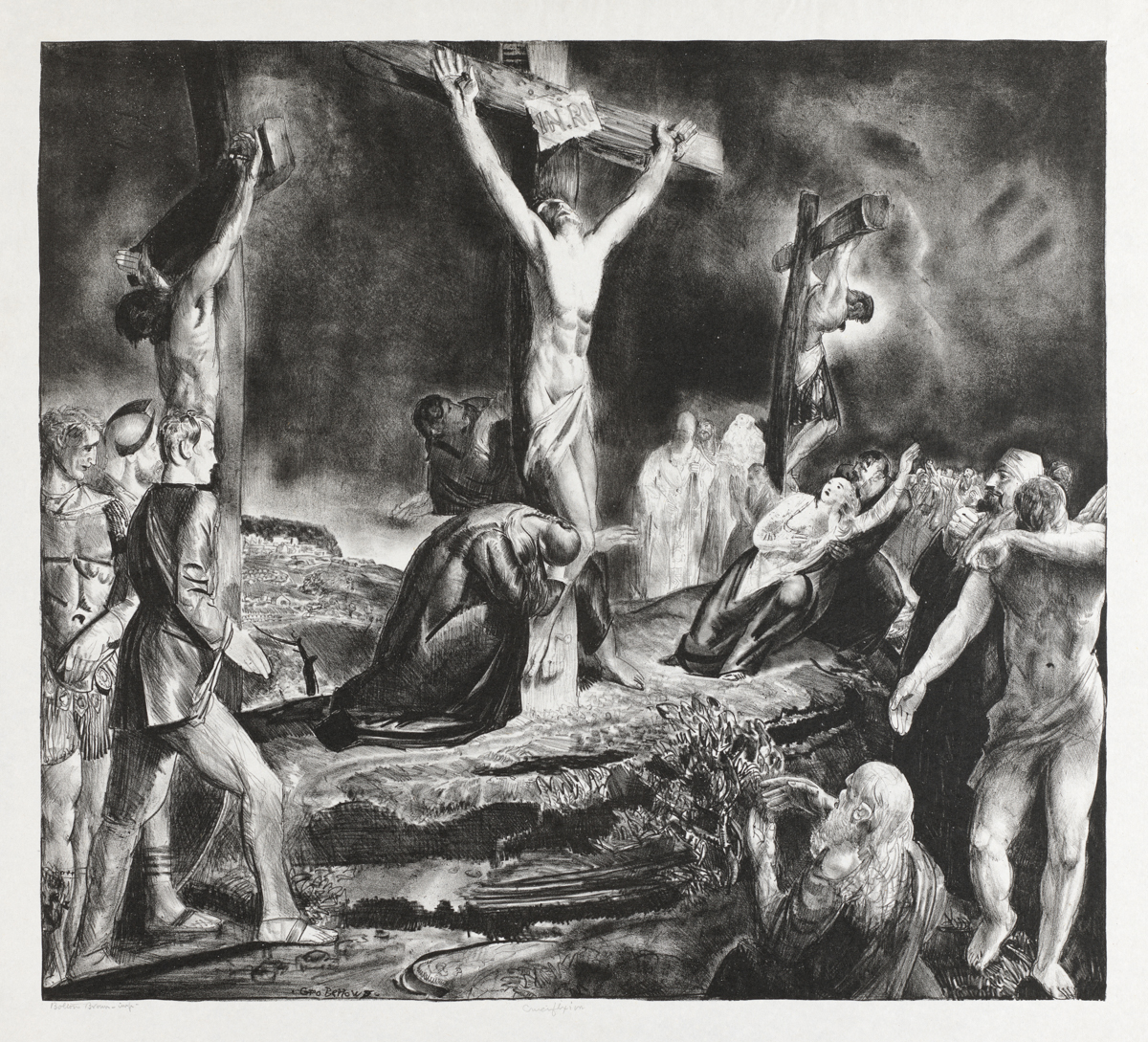 Crucifixion of Christ by George Bellows – Bentley Art Publishing