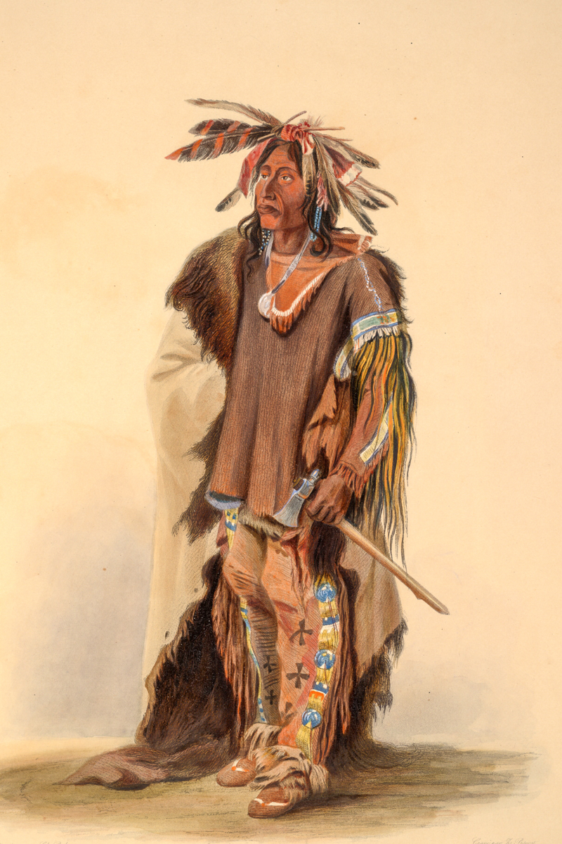 A Sioux warrior by Karl Bodmer – Bentley Art Publishing