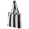 SKYNKE Carrier bag, stripe/black white