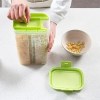 Bentoshi Plastic 2 Sections Air Tight Cereal Storage