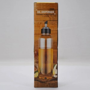 Bentoshi Oil Dispenser Transparent Plastic Bottle (1L)