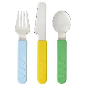 SMASKA 3-piece cutlery set