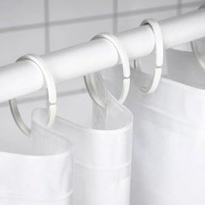 HASSJÖN Shower curtain ring, 12 pack