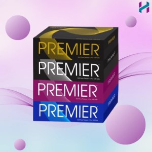 Premier Box Face Tissue Papers 100 Pulls 2 (Pack of 4)