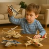 Bentoshi 3D Wooden Aircraft Puzzle DIY Kit