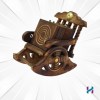 Wooden Chair Antique Stylo Coaster Set of 6 by Bentoshi
