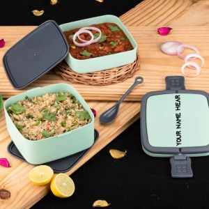 Bentoshi Customized Green Bento Box