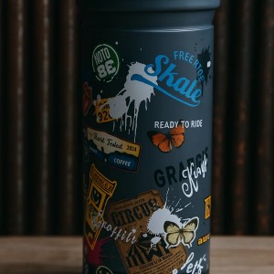 Bentoshi Graffiti Canister Piggy Bank