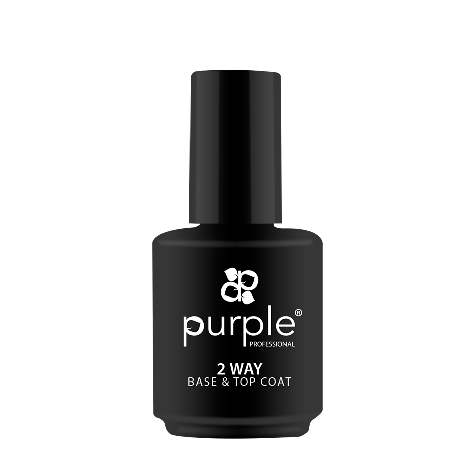 Purple Professional – 2WAY Base & Top Coat 15ml