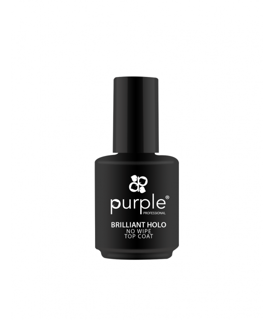 Purple Professional – Brilliant Holo No Wipe Top Coat 15ml