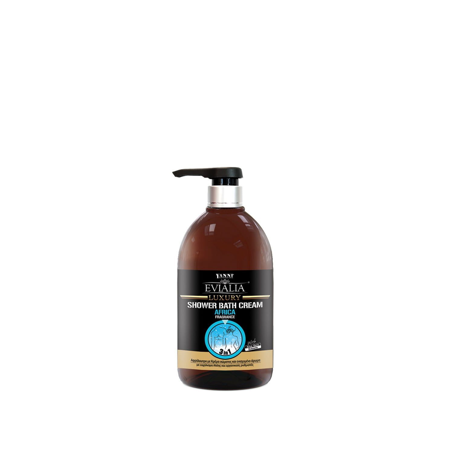  Evialia Shower Bath Cream Africa Με Κρέμα Σώματος & 18 ενεργά συστατικά - 500ml 2025
