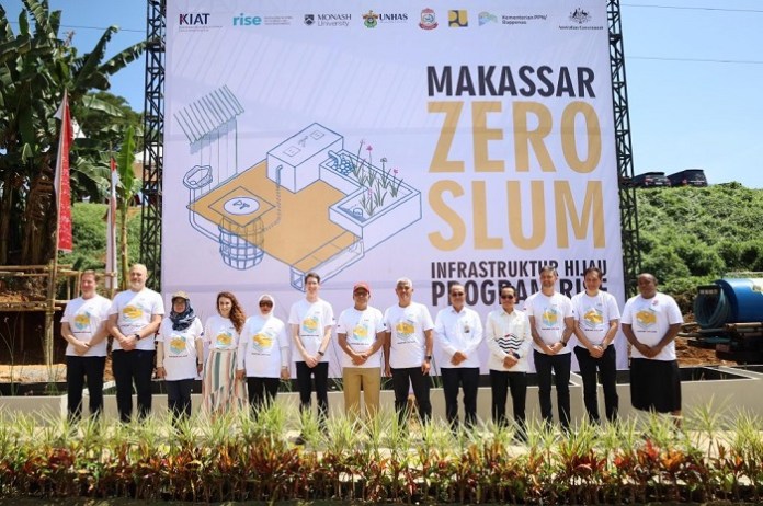 peresmian infrastruktur hijau program RISE