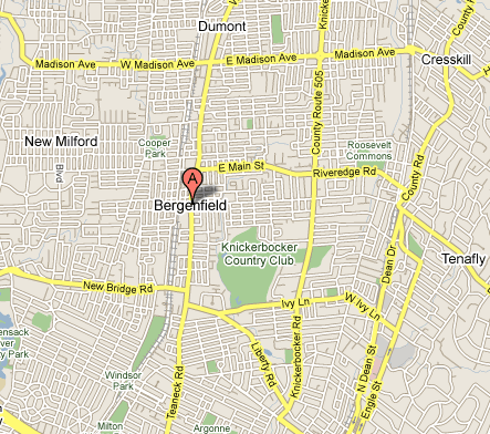 Maps Of Bergenfield Borough New Jersey MAP3.
