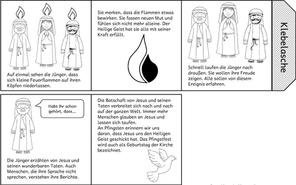 Pfingsten 4 Ausmalbilder Pfingsten