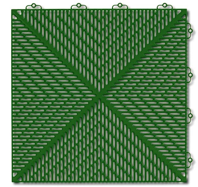 Bergo tegel in Green