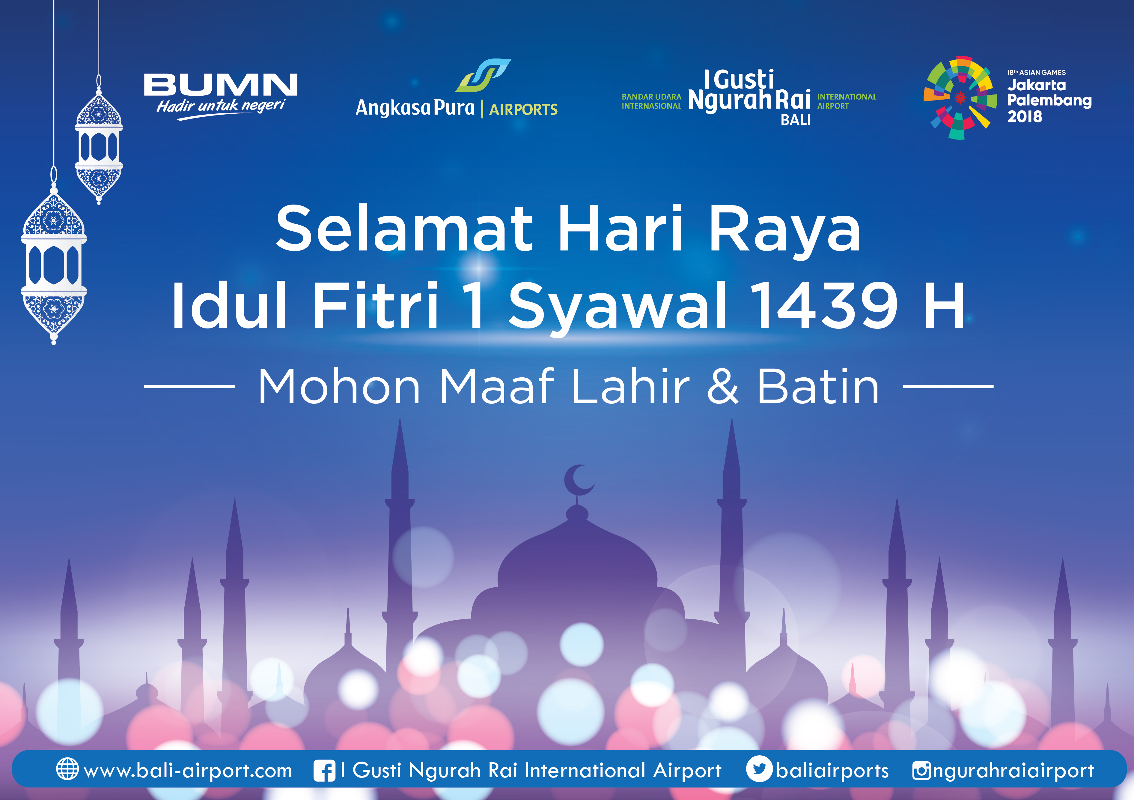 Bandar Udara I Gusti Ngurah Rai Ucapkan Selamat Hari Raya Idul Fitri 1439H 2667_X_3783_jpg