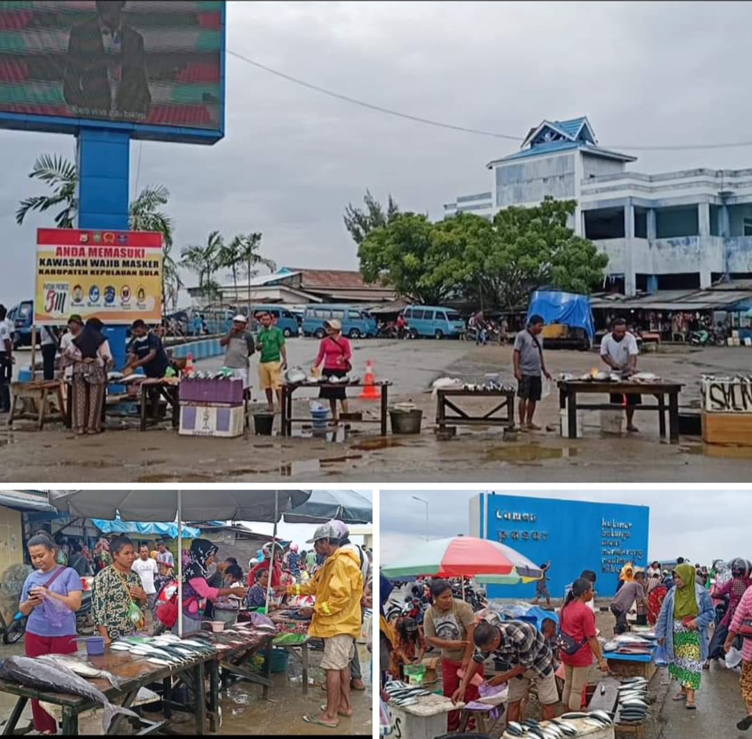 Tidak Menertibkan PKL, Pedagang Ikan Kompak Jual di Depan Pintu Masuk  Terminal – Beritalima.com