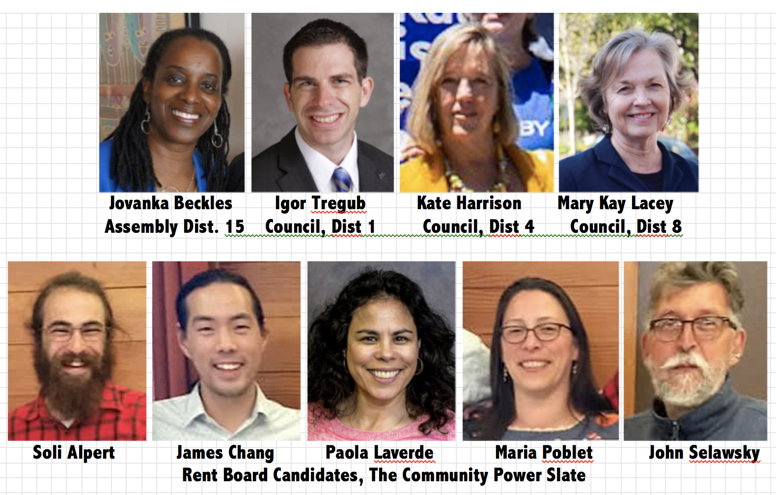 Endorsed Candidates