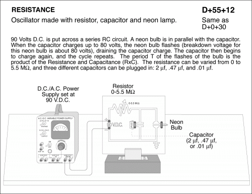 Oscillator With Resistor Capacitor And Neon Lamp Lecture