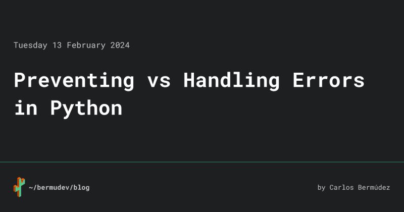 Handling Or Preventing Errors In Python Lbyl Vs Eafp Overview Video - Mobile Sunset Pictures for Desktop