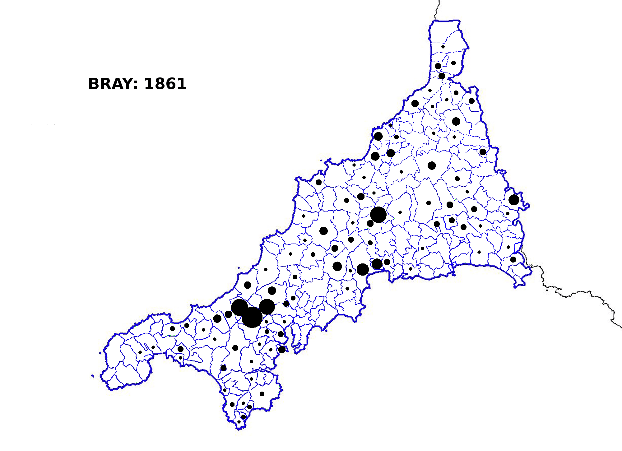 Bray Cornish Studies Resources Bray 1861 