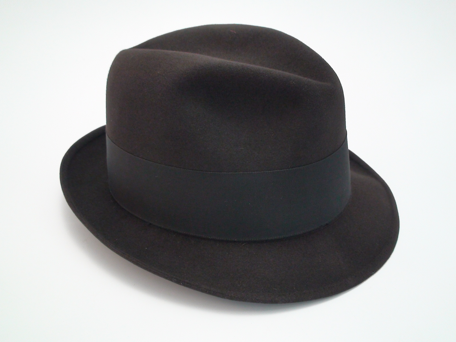 Twenty Chocolate Brown Fur Felt Fedora Hat