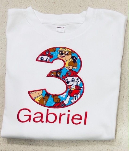 Check out our 2nd birthday shirt paw patrol selection for the very best in unique or custom, handmade pieces from our clothing shops. Birthday Boys Personalized 3rd Birthday Shirt