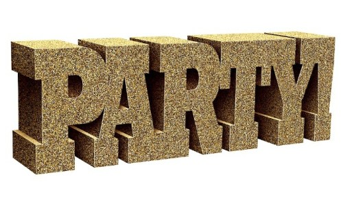 Table Size Party Sign