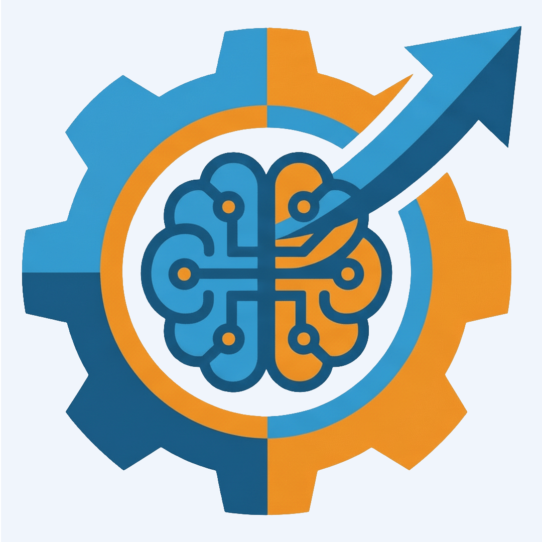 Icon representing efficiency and gears turning.
