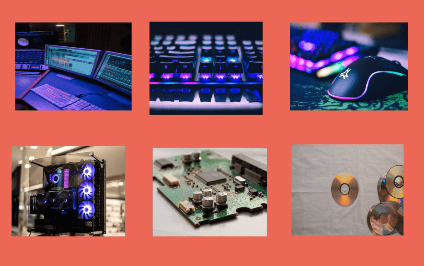 Components of a computer, including input, CPU, and output devices with examples.