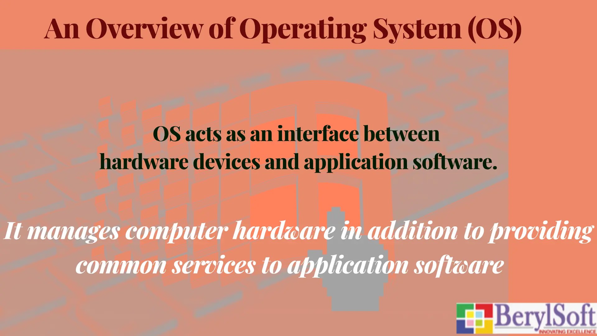 An Overview of the Operating System