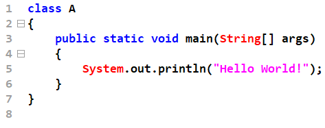 Java Hello World Program