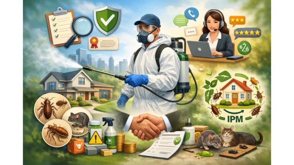كيفيىة اختيار شركة مكافحة حشرات محترفة؟ دليل شامل قبل التعاقد